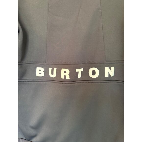 Burton Black DA NANG Half Zip Hooded Pullover Men's Jacket Size Small - Picture 8 of 12